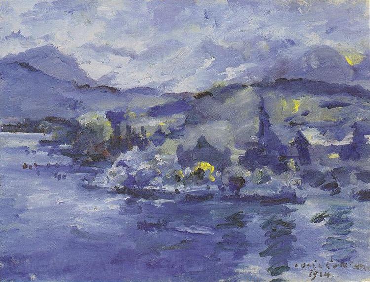 Lovis Corinth Lake Lucerne in the afternoon France oil painting art